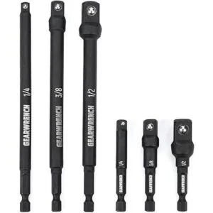 GEARWRENCH 6 extensiones de enchufe de impacto de vástago_2
