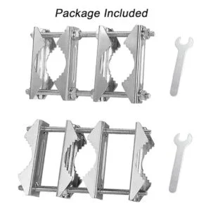 Wdwlbsm Paquete de 2 abrazaderas de mástil de antena doble_6