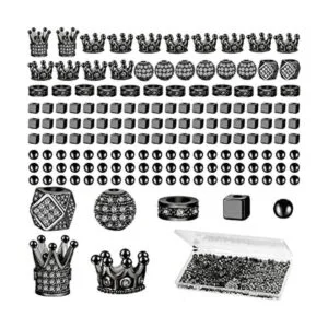 1034 piezas de cuentas de corona de rey con diamantes de_1