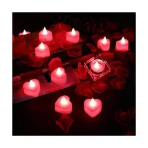 Luces LED de té paquete de 24 velas parpadeantes sin_2