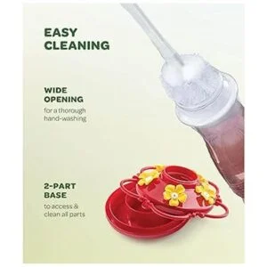 Comedero de colibríes de 10 onzas Juego de 2 comederos_6