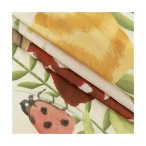 EOBTAIN Cortina de ducha con hongos retro diseño de_6