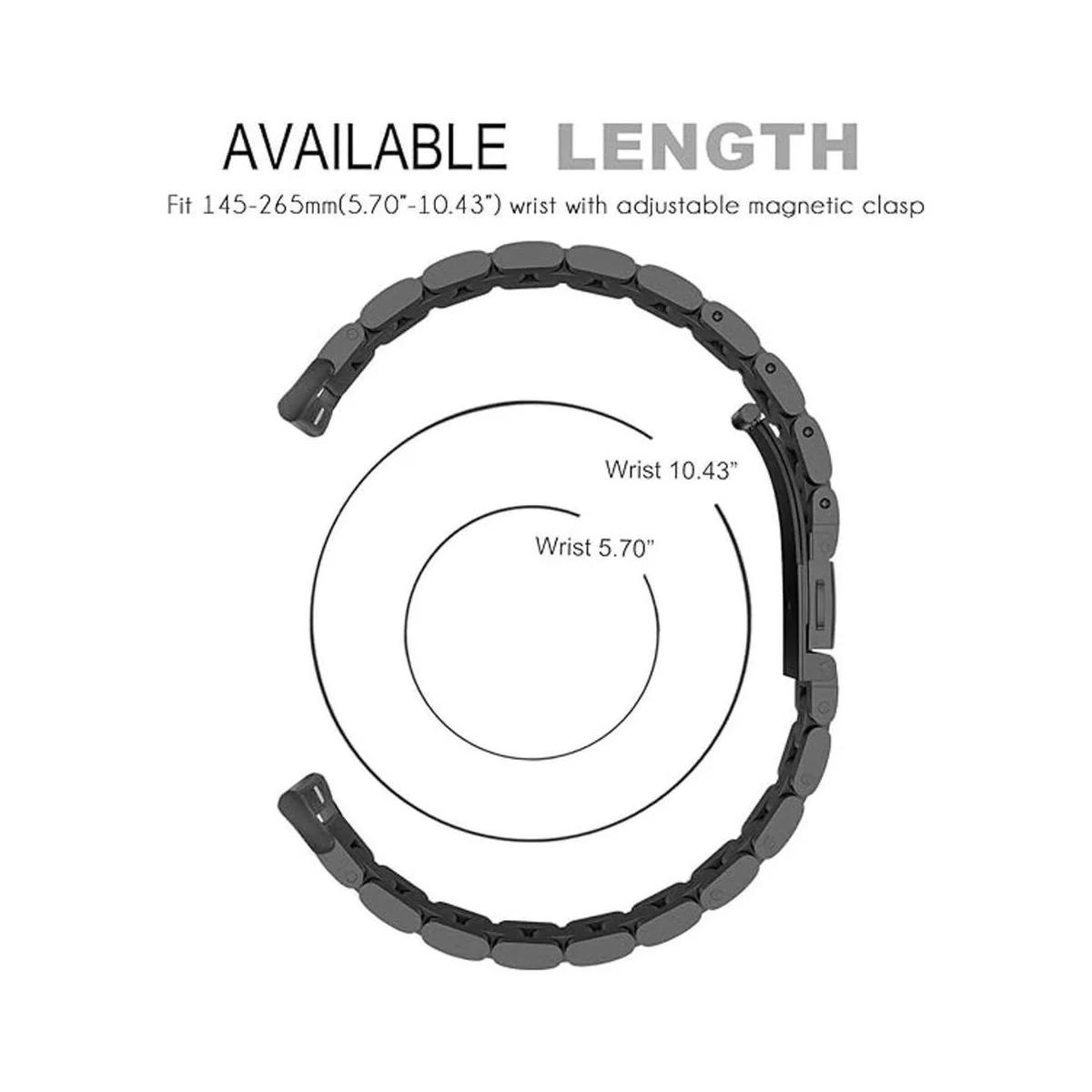 Compatible con banda Wy ze Watch de 1.850 in Lamshaw de_5