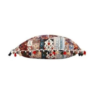 Yeiotsy Funda de almohada decorativa bohemia con borla_2