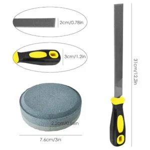 Juego de 2 afiladores multiusos de doble grano y lima de_7