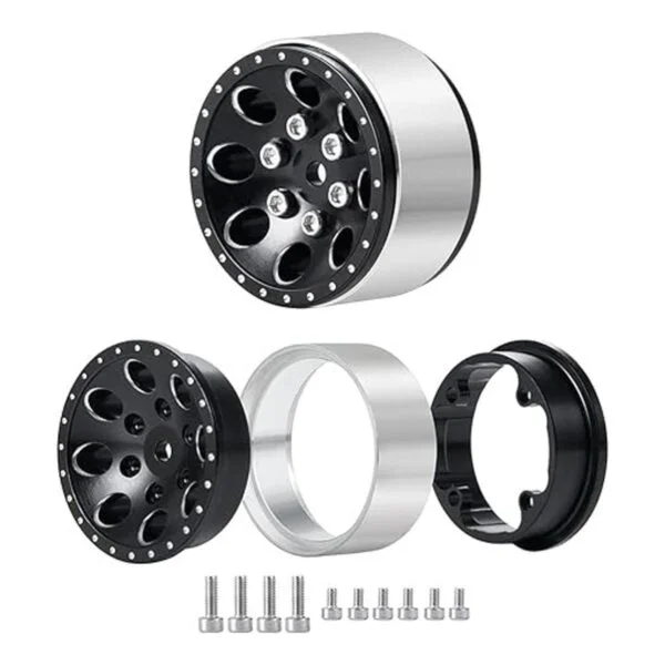 Benedict Harry 4pcs aleación 124 RC Beadlock Llantas de_4