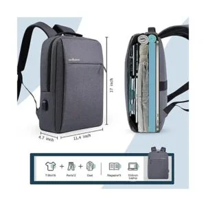 Mochila para laptop de 15.6 pulgadas delgada y duradera_5