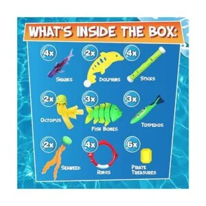 Chuchik Juguetes de buceo paquete de 30 juguetes de_2