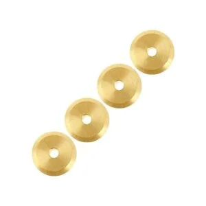 4 unidades Vgoohobby RC 0.157 in latón rueda Hub Knuckle_2