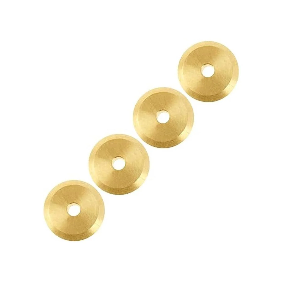 4 unidades Vgoohobby RC 0.157 in latón rueda Hub Knuckle_2