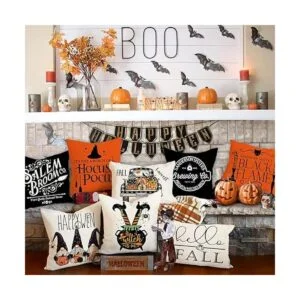 4TH Emotion Juego de 4 fundas de almohada de 18 x 18_6