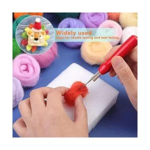 Hilo de lana de fibra de 54 colores hilo de lana de_5