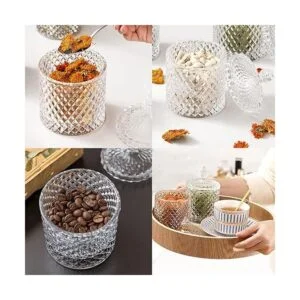 Qtip Tarros de cristal para boticario con tapa_5