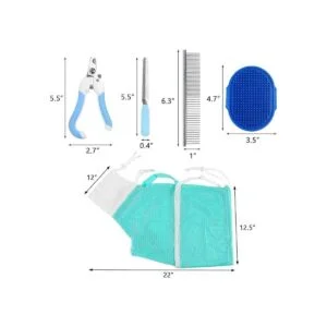 JULMELON Juego de 10 bolsas de lavado para gatos bolsa_2