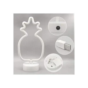 Attivolife Letrero de neón de piña lámpara LED en forma_5