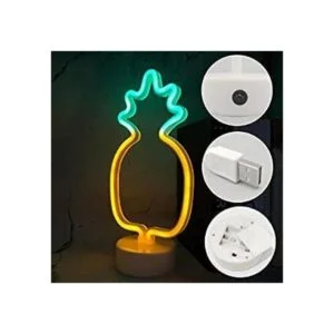 Attivolife Letrero de neón de piña lámpara LED en forma_4