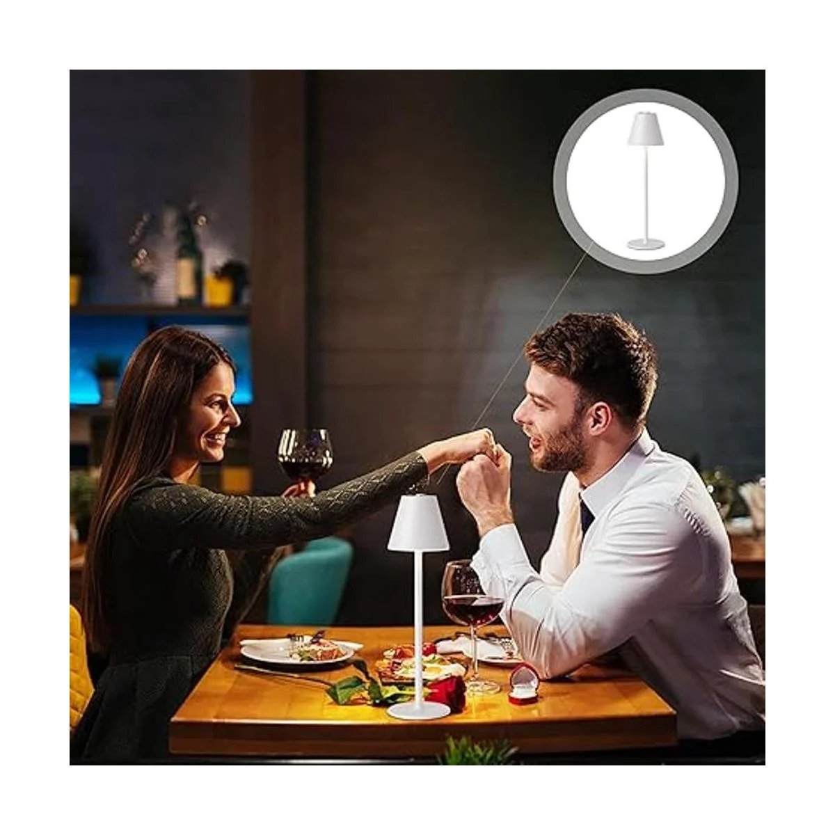 Lámpara LED moderna sin cable lámpara de escritorio con_5