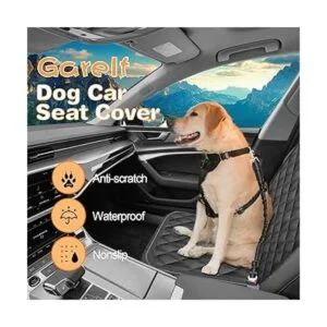 Funda de asiento delantero para perros para coche_2