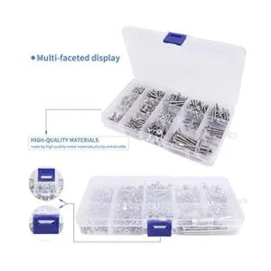 AllinRC Juego de 286 tornillos RC M2.5 M3 M4 tornillos_3