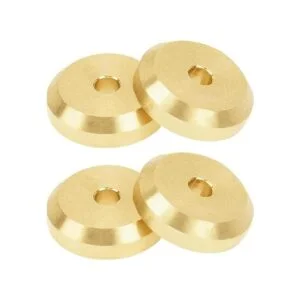 4 unidades Vgoohobby RC 0.157 in latón rueda Hub Knuckle_3