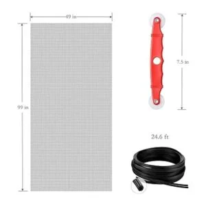 SAKURRY Kit de reemplazo de pantalla de ventana malla de_2