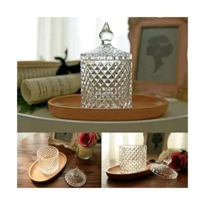 Qtip Tarros de cristal para boticario con tapa_2