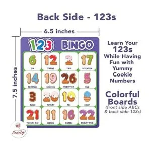 Party Hearty Juego de mesa del alfabeto y número ABC y_5