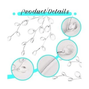 Jetec 60 ramos artificiales con cuentas acrílicas cuentas_3