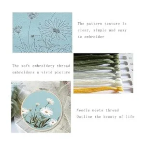 3 Sets of Starter Kits for Embroidery Beginners Including_2