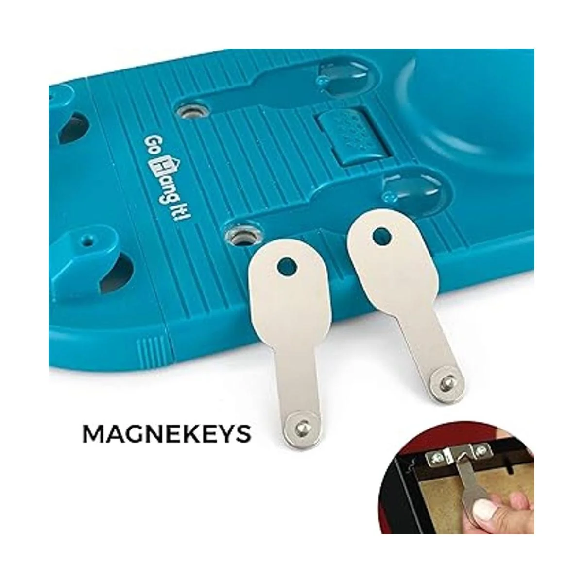 Juego de 2 llaves magnéticas de repuesto para Go Hang It_2