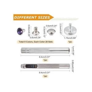 NBEADS 200 juegos de remaches de diamantes de imitación_4