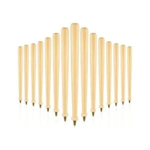 15 piezas de madera de bate de béisbol tinta negra_1