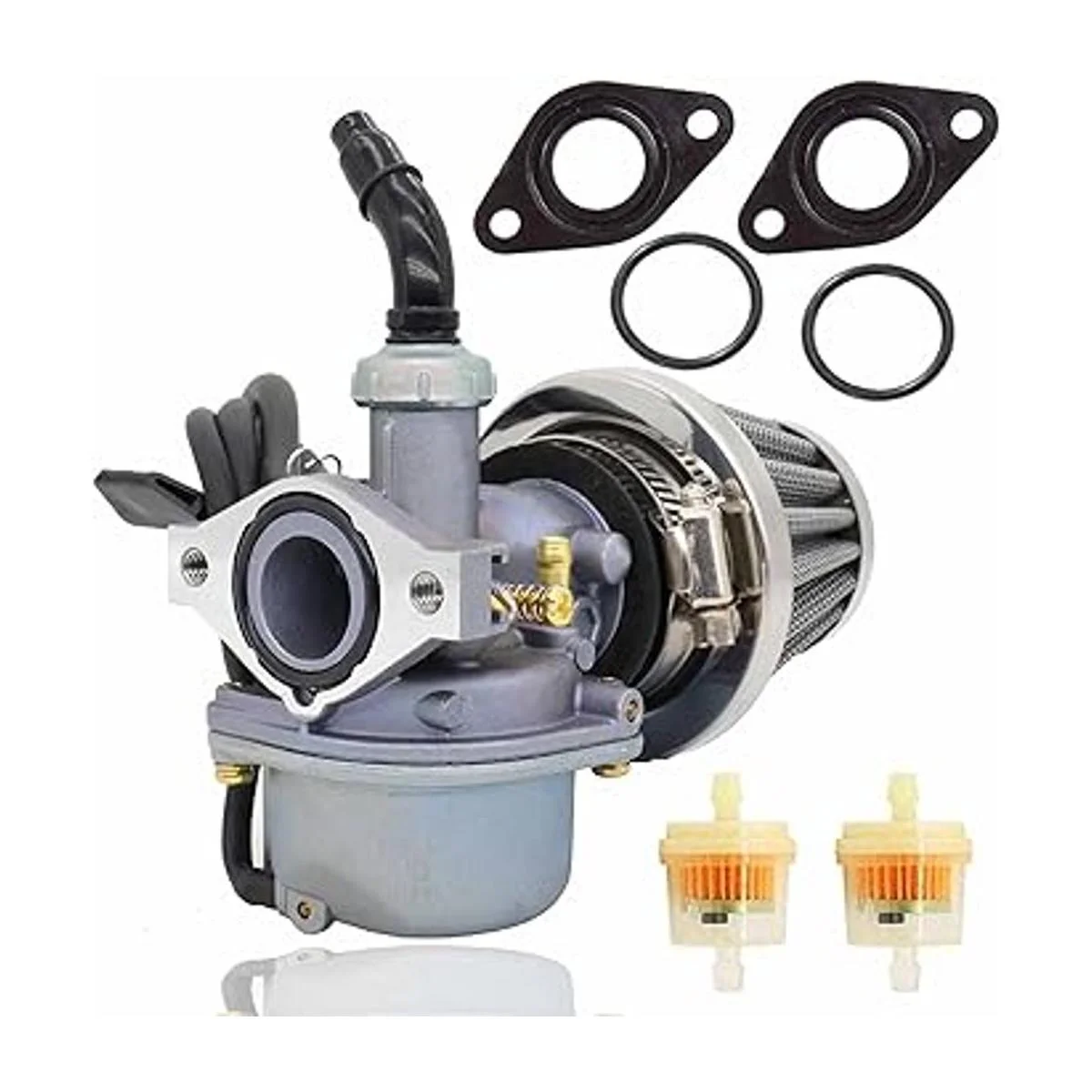 SHIQING Carburador ATV PZ19 y filtro de aire de 1.378 in_4