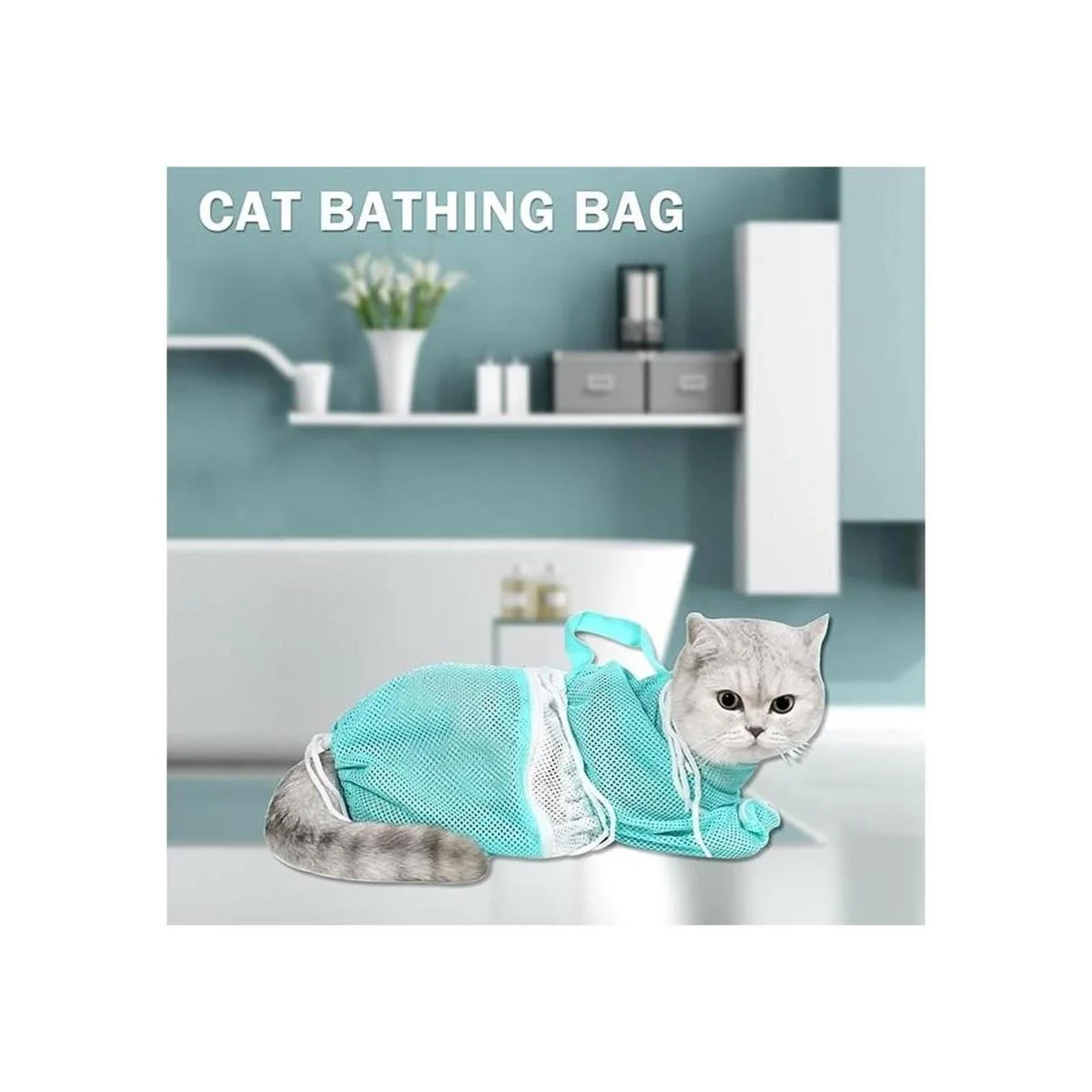 JULMELON Juego de 10 bolsas de lavado para gatos bolsa_7