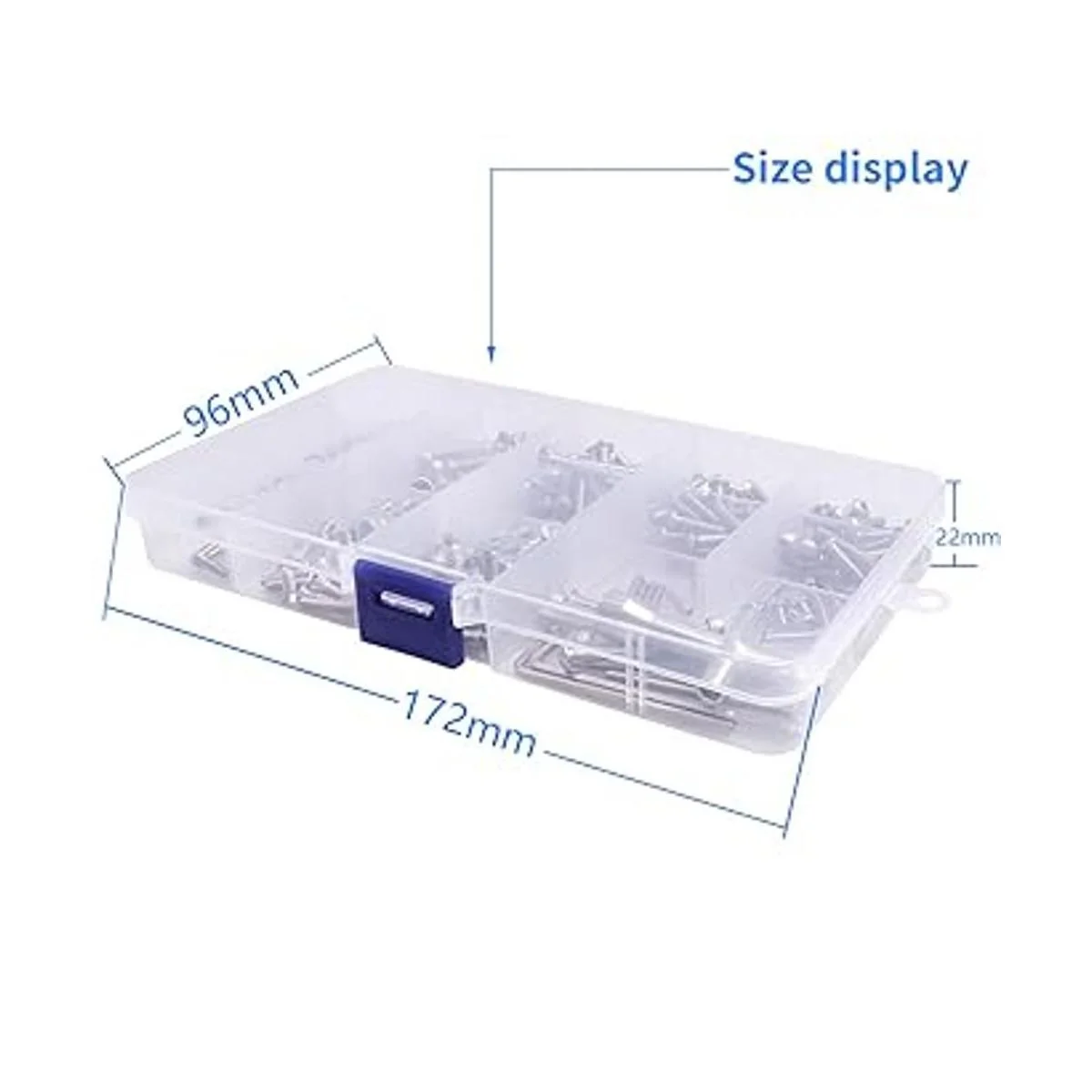 AllinRC Juego de 286 tornillos RC M2.5 M3 M4 tornillos_2