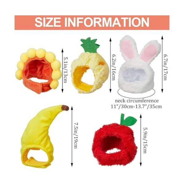 5 piezas de sombrero lindo para mascotas sombrero de_3