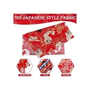 Tudomro 30 piezas de tela de estilo japonés de 8 x 10_5