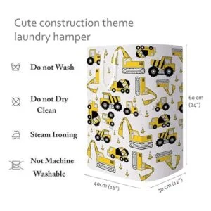 Runtoo Cesta grande para la ropa sucia plegable para la_2