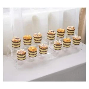 BYCY Paquete de 2 estantes de exhibición de acrílico_4