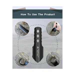 Paleta ultraligera para mochileros pala de aluminio_3