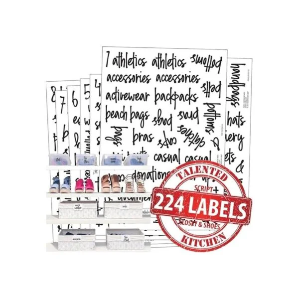 Talented Kitchen 224 etiquetas de armario ropa zapatos y_6