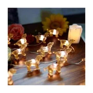 Guirnalda de luces decorativas únicas de Labrador regalos_2
