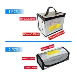 3 unids Lipo bolsa segura a prueba de explosiones bolsa_3