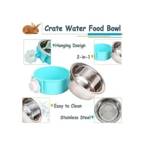 Hamiledyi Recipiente de comida de conejito extraíble de_4