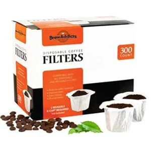 Brew Addicts 300 filtros de café de papel filtro de café_1