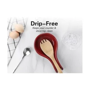 ONEMORE Soporte de cucharas de cerámica para estufa_3