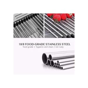 Escurridor enrollable de platos para caravana plegable_2