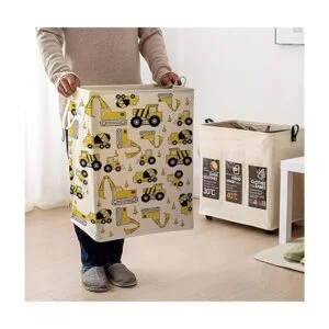 Runtoo Cesta grande para la ropa sucia plegable para la_5