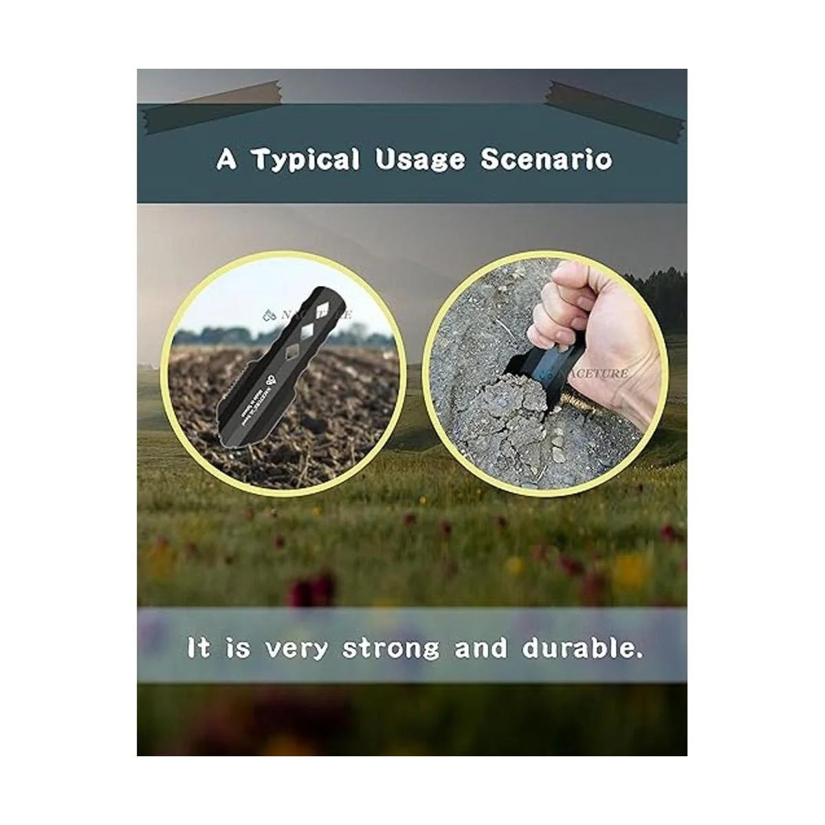 Paleta ultraligera para mochileros pala de aluminio_6