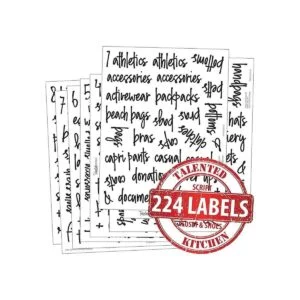 Talented Kitchen 224 etiquetas de armario ropa zapatos y_5